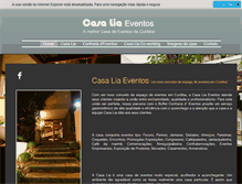 Tablet Screenshot of casalia.com.br